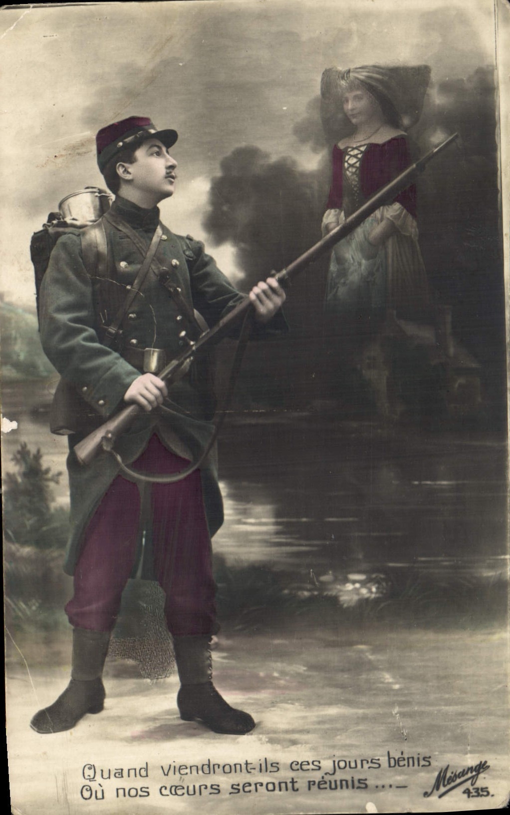 CPA Quand viendront ils ces jours benis Militaria Alsace