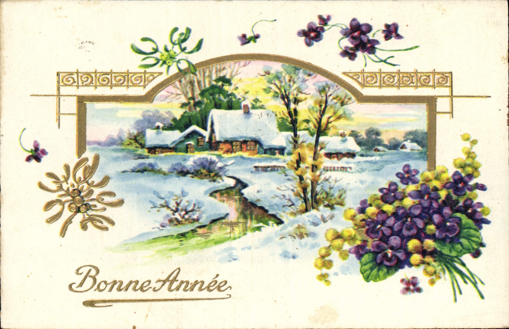 CPA Bonne Annee 