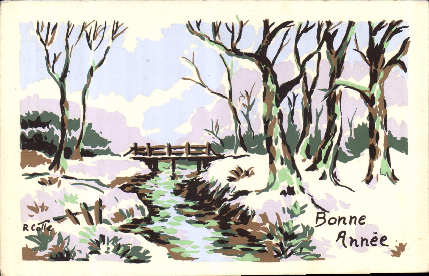 CPA Bonne Annee 