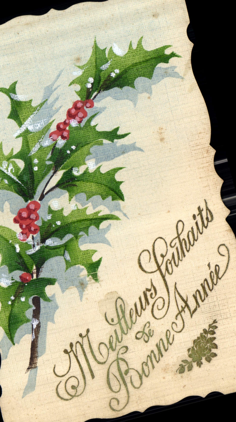 CPA Meilleurs Souhaits Bonne Annee Fleurs