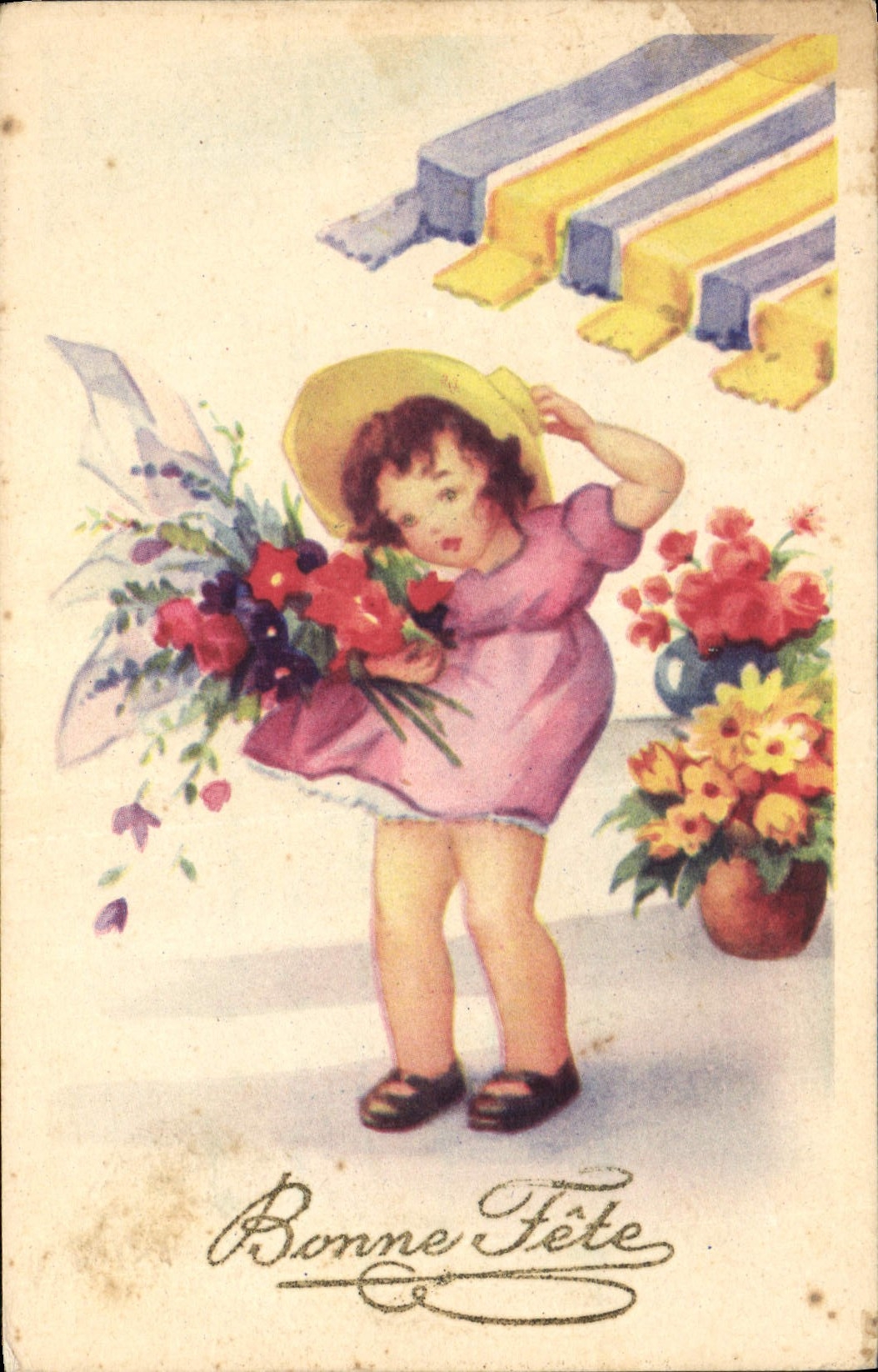 CPA Bonne Fete Enfant