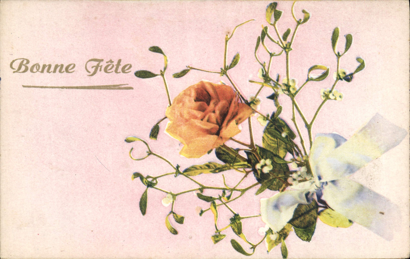 CPA Bonne Fete Fleurs