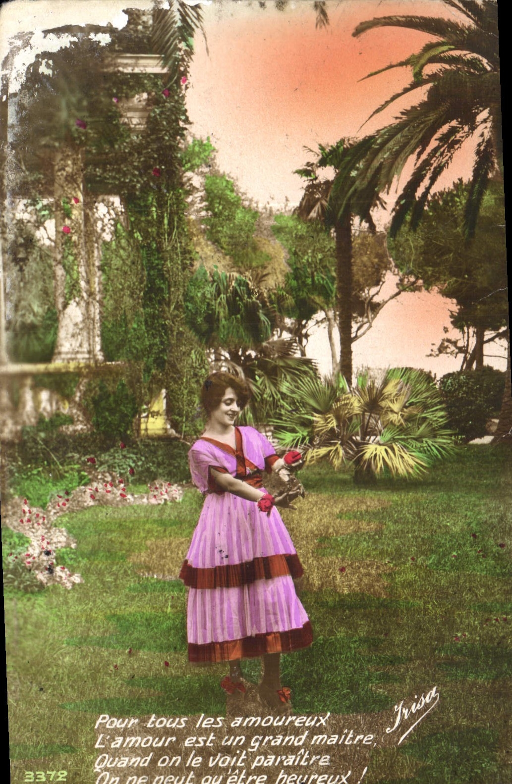 CPA Pour tous les amoureux Femme