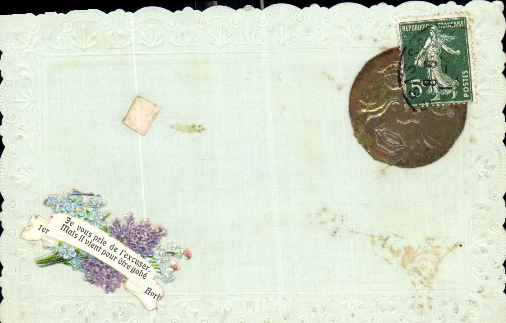 CPA Fleurs  Lune