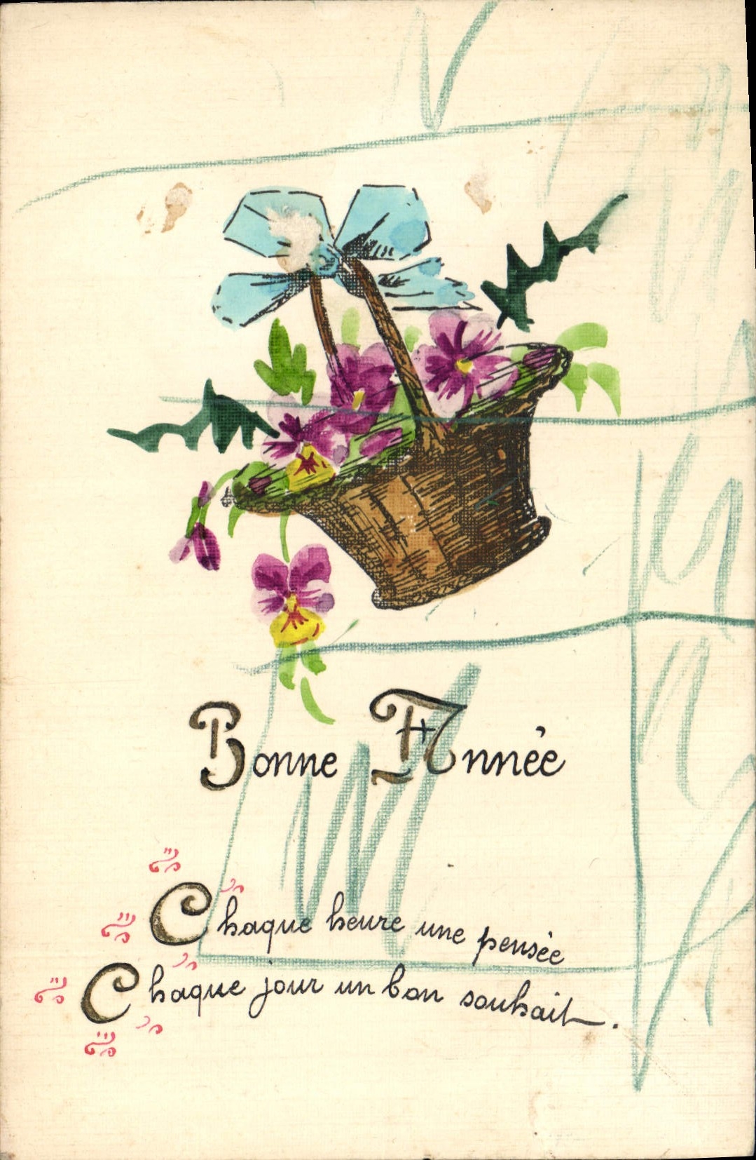 CPA Bonne Annee 