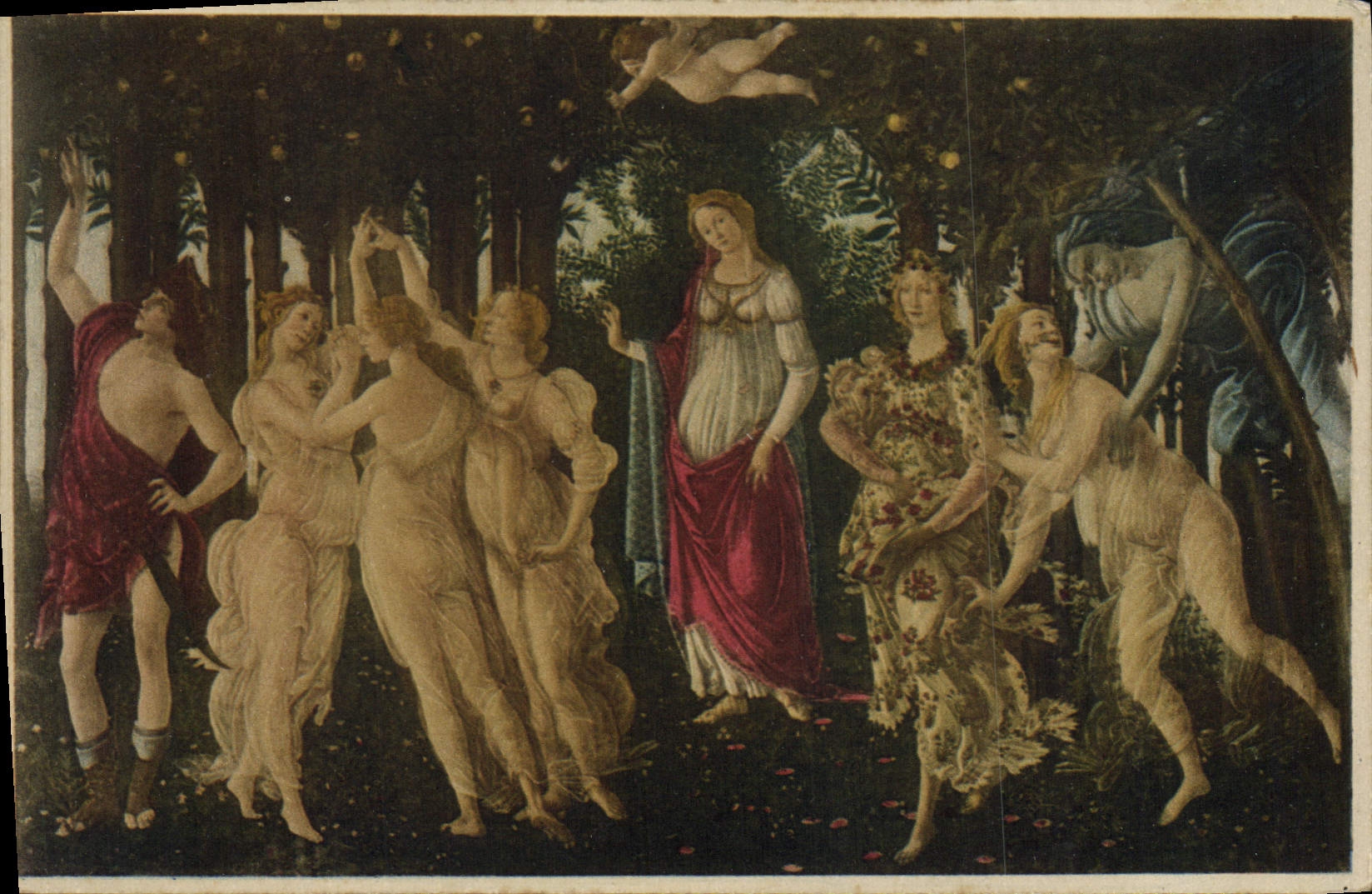 CPA La Primavera Botticelli