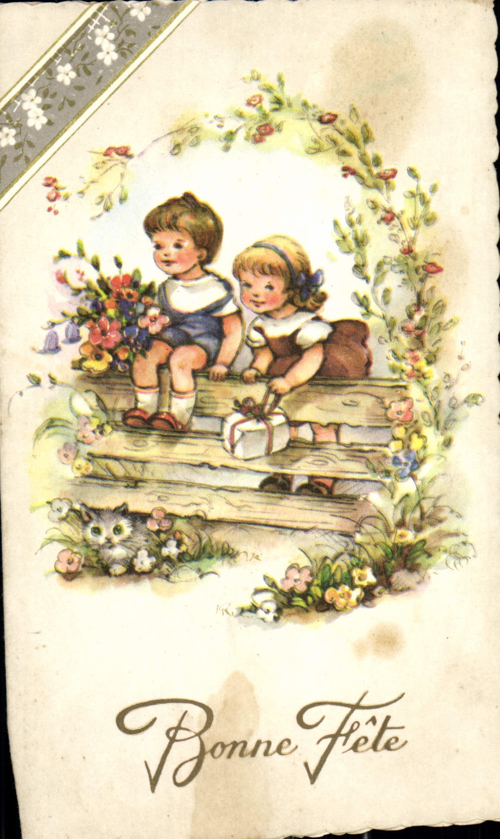 CPA Bonne Fete Enfants
