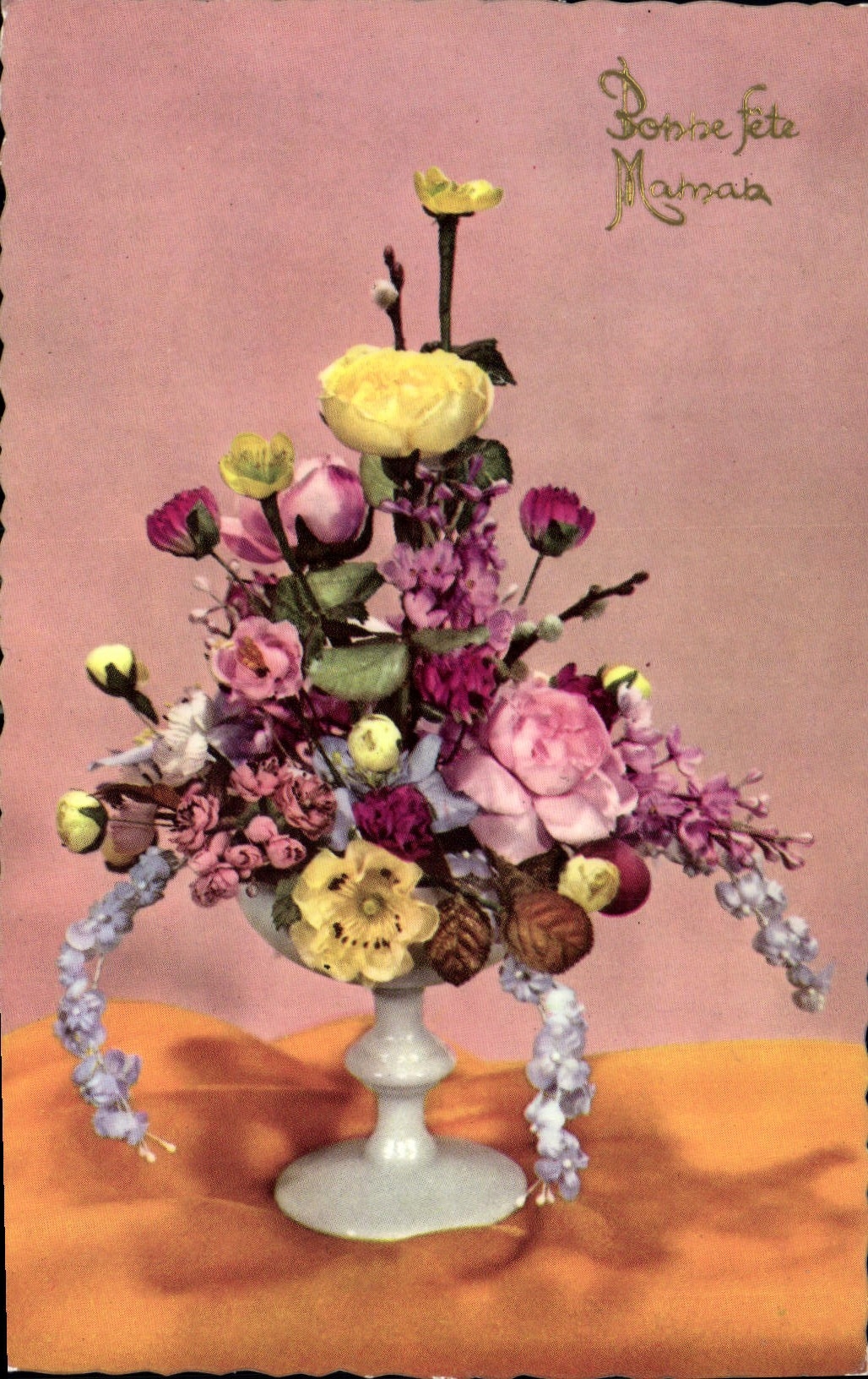 CPA Bonne Fete Maman Fleurs