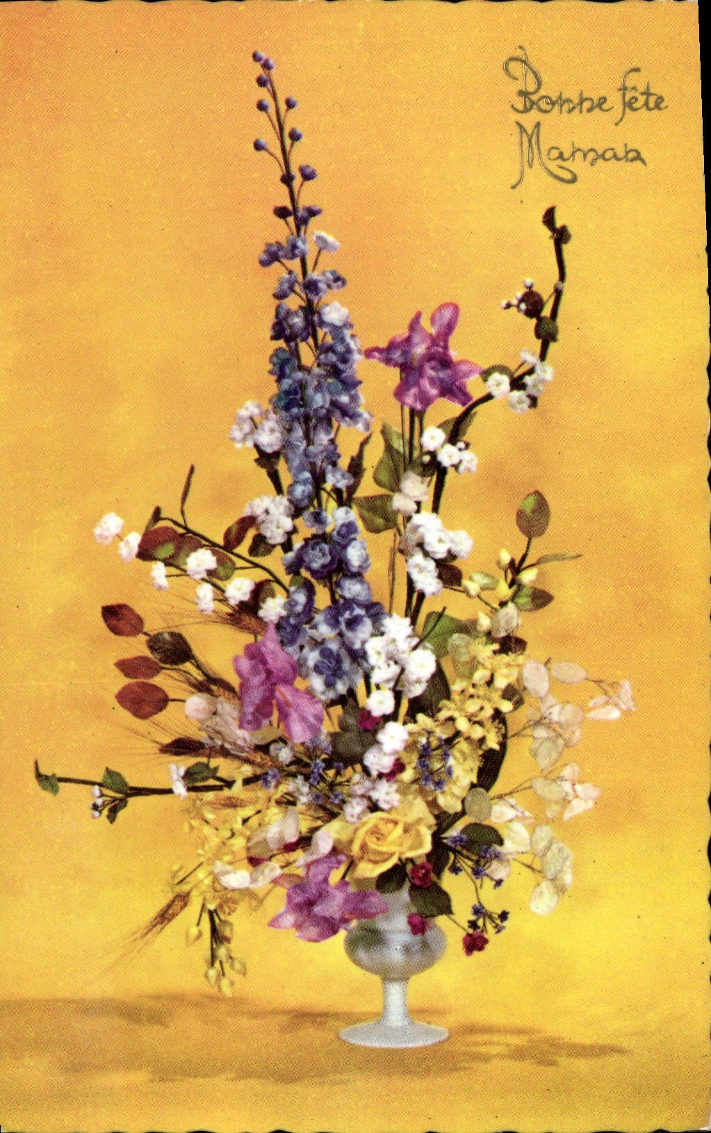 CPA Bonne Fete Maman Fleurs