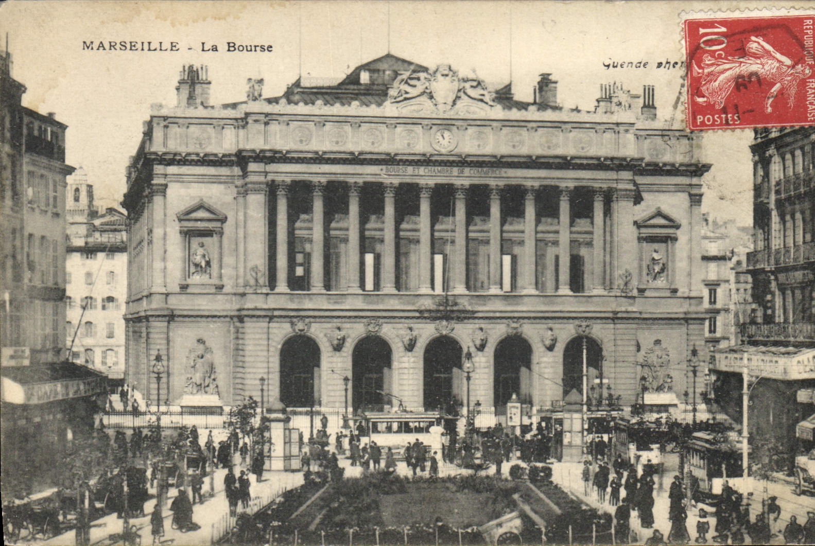 CPA Marseille La Bourse 