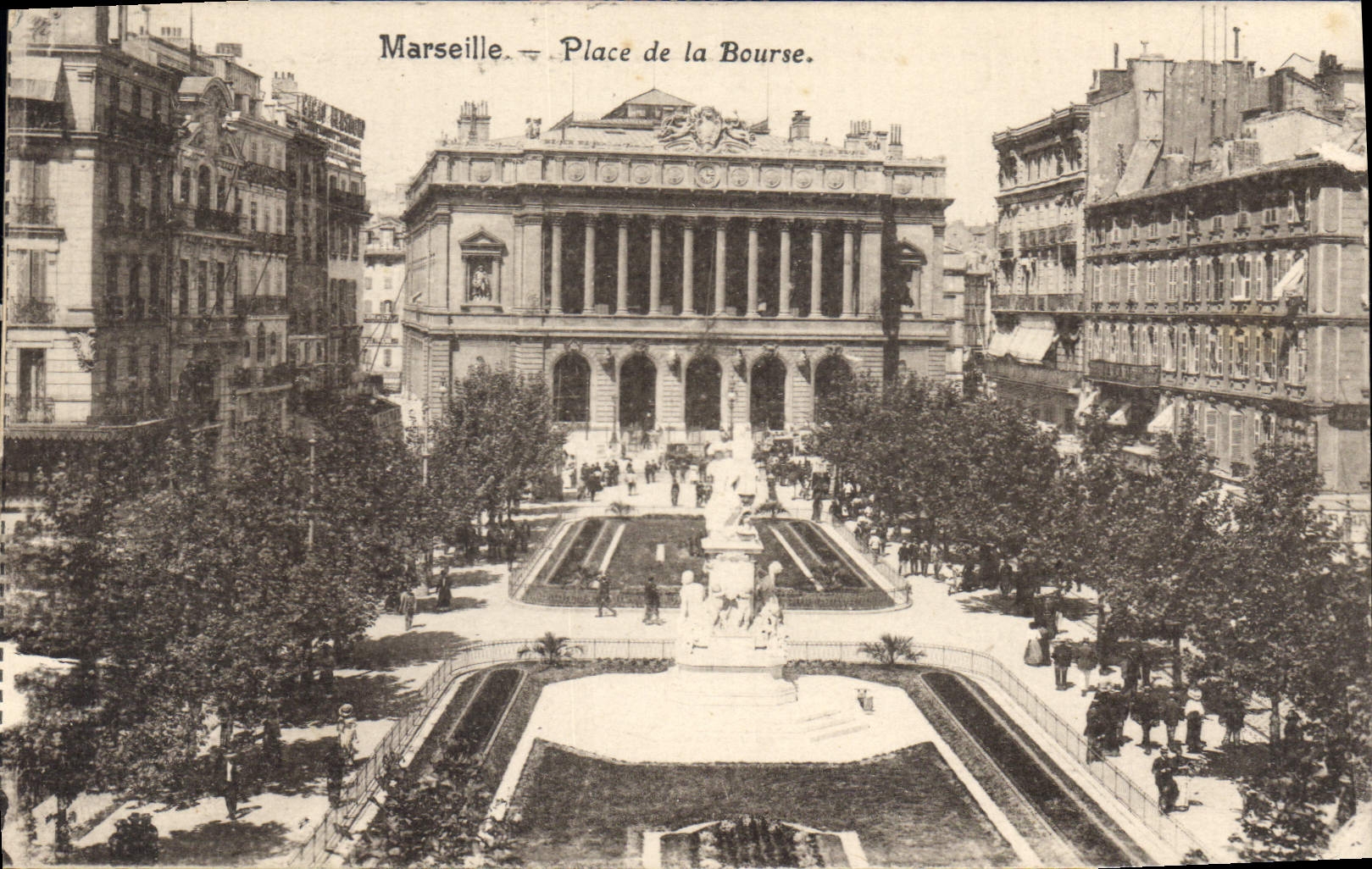 CPA Marseille Place de la Bourse 