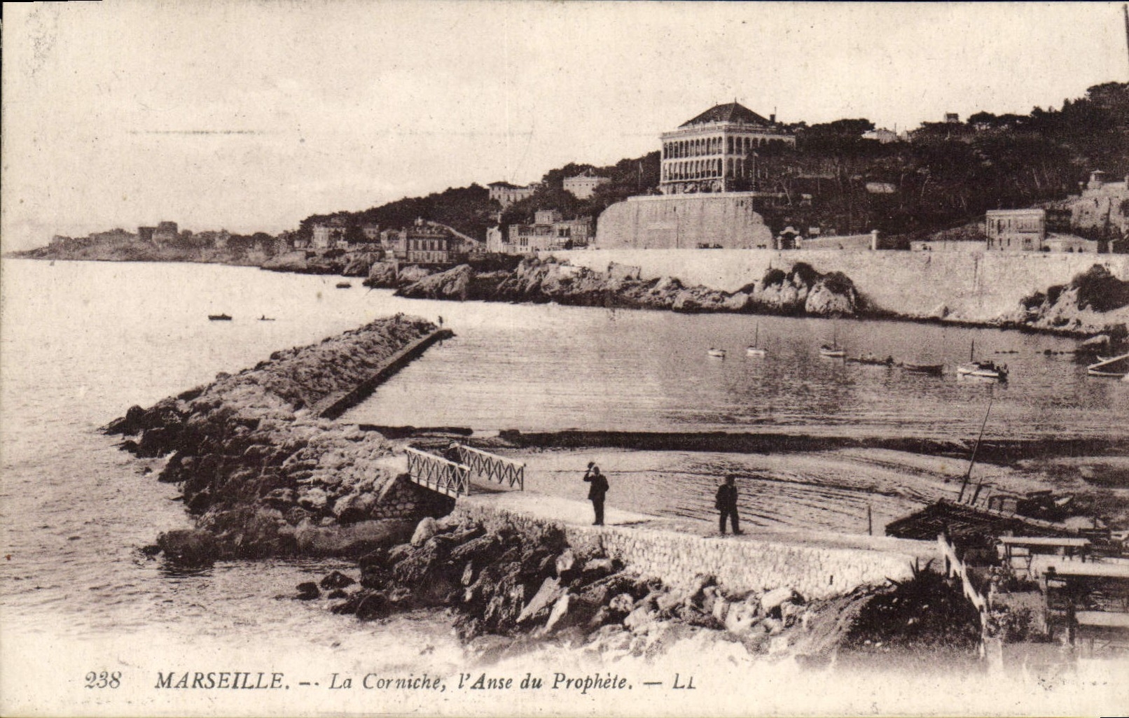 CPA Marseille La Corniche l'Anse du Prophete 