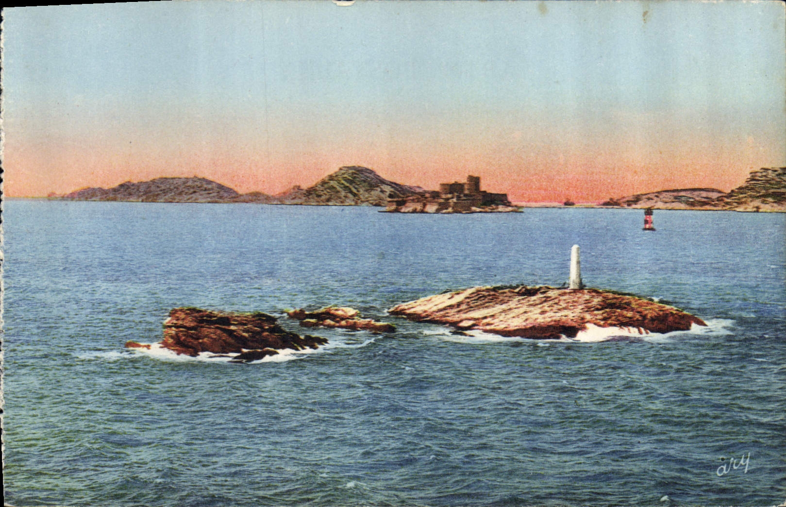 CPA Marseille Le Chateau d'If et les Iles