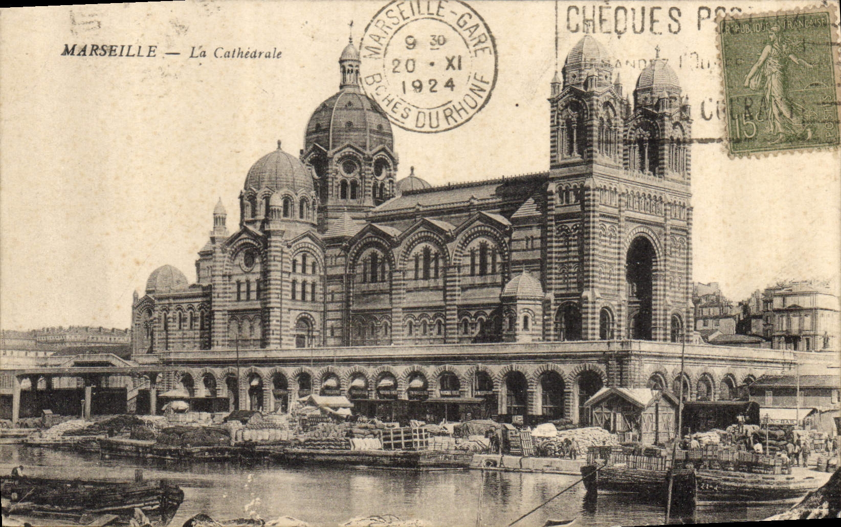 CPA Marseille La Cathedrale 