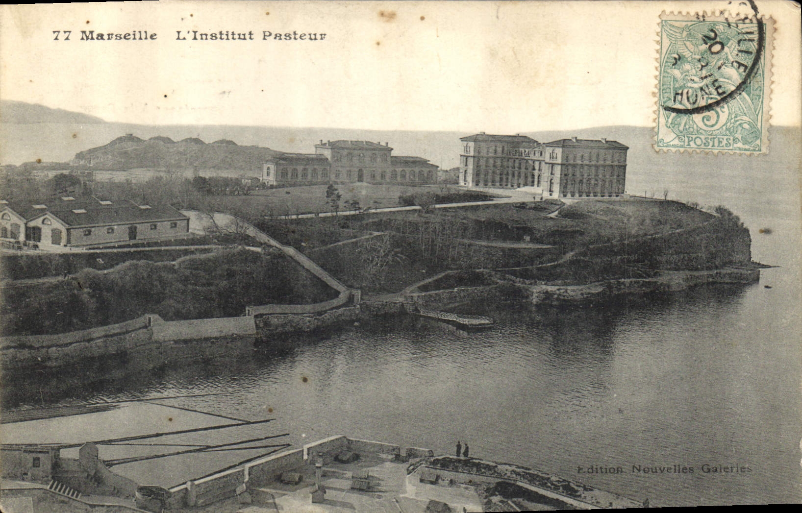 CPA Marseille L'Institut Pasteur 