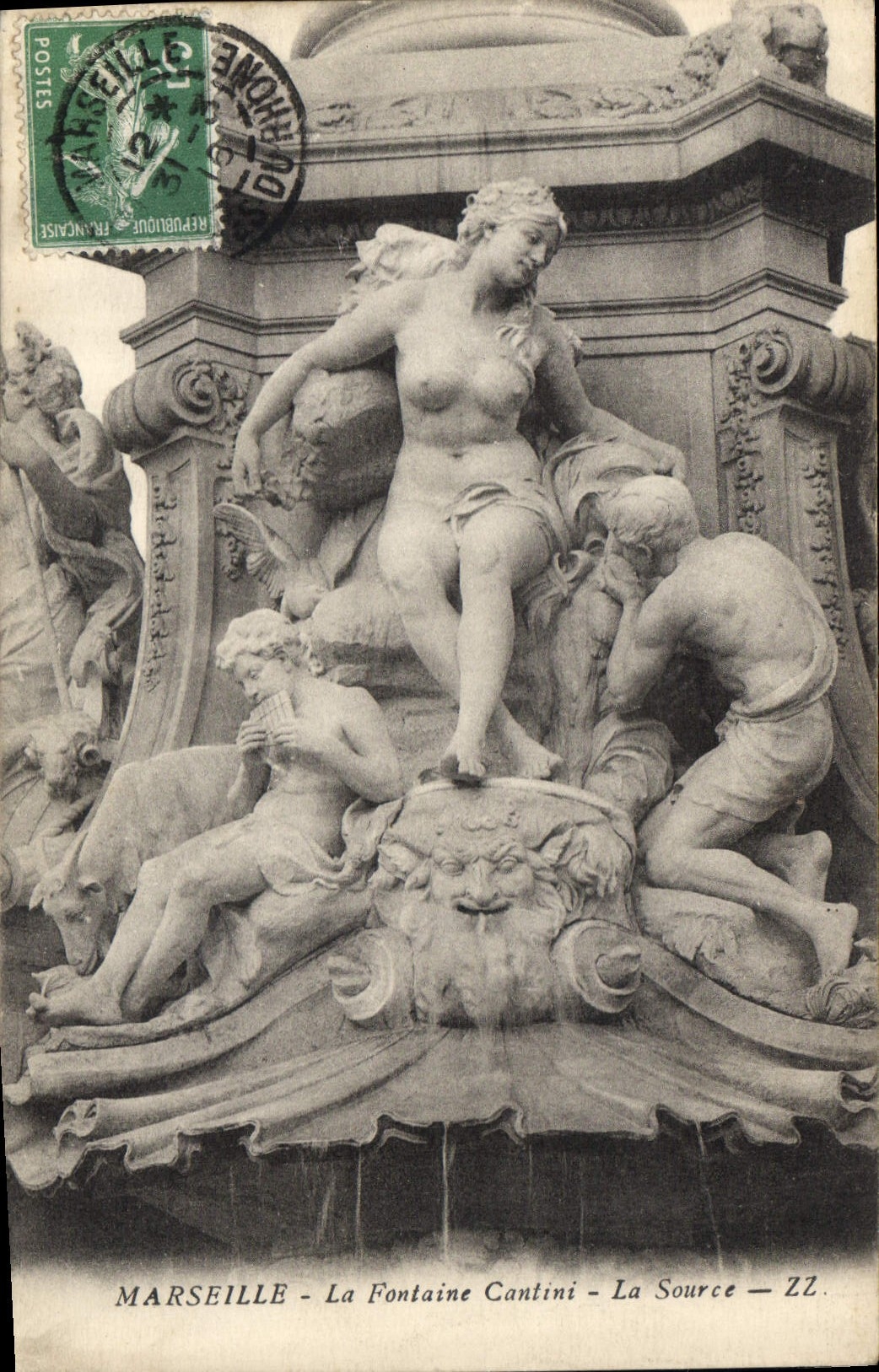 CPA Marseille Fontaine Cantini La Source 