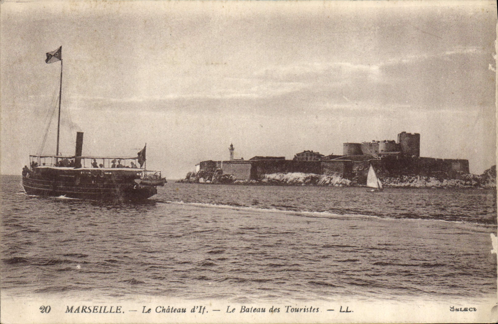 CPA Marseille Chateau d'If Le Bateau des Touristes