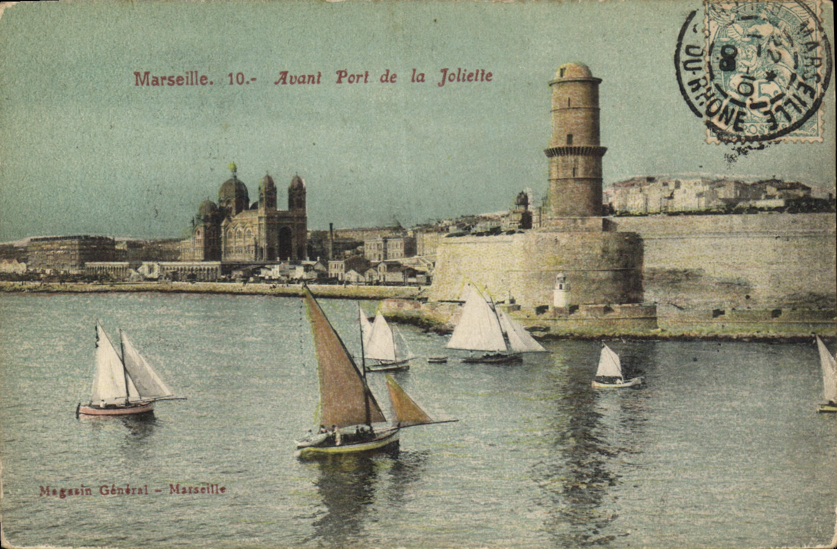 CPA Marseille Avant Port de la Joliette 