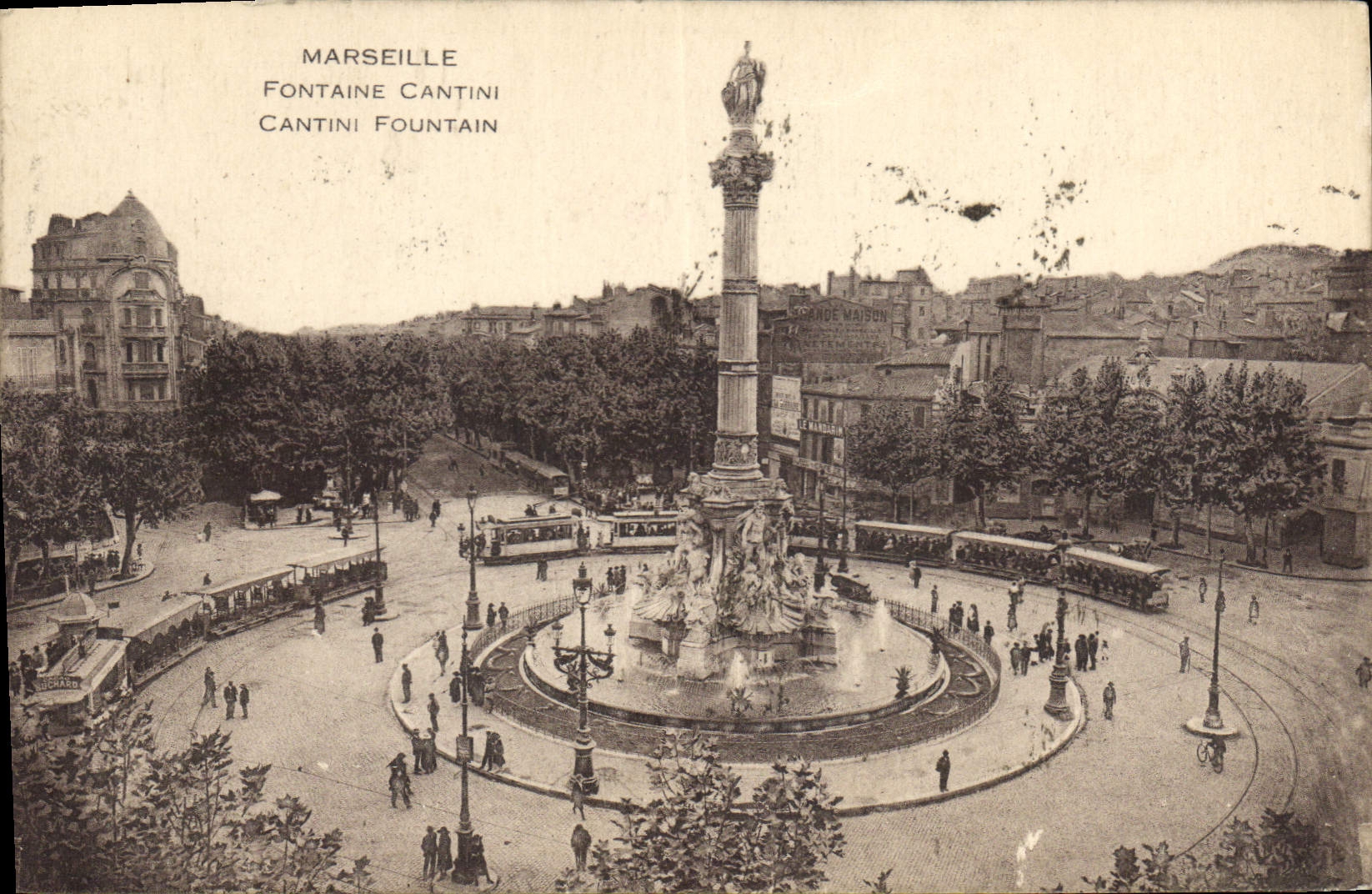 CPA Marseille Fontaine Cantini 