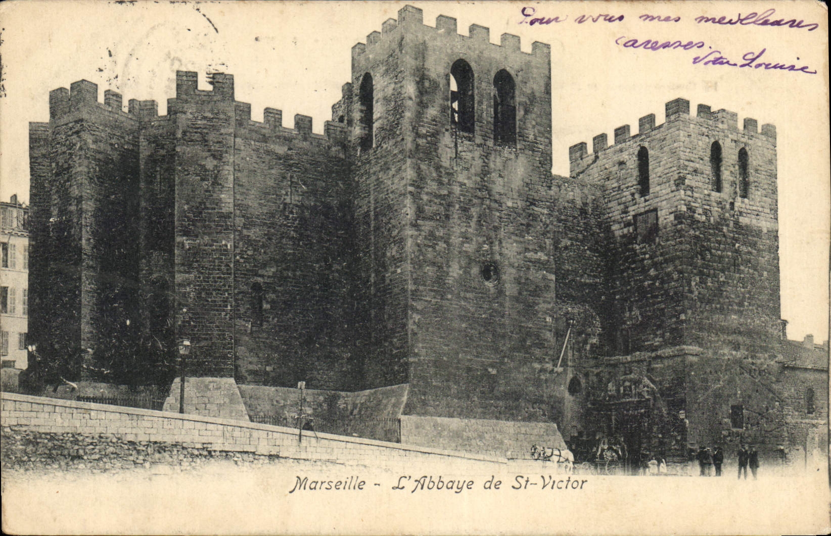 CPA Marseille L'Abbaye St Victor 
