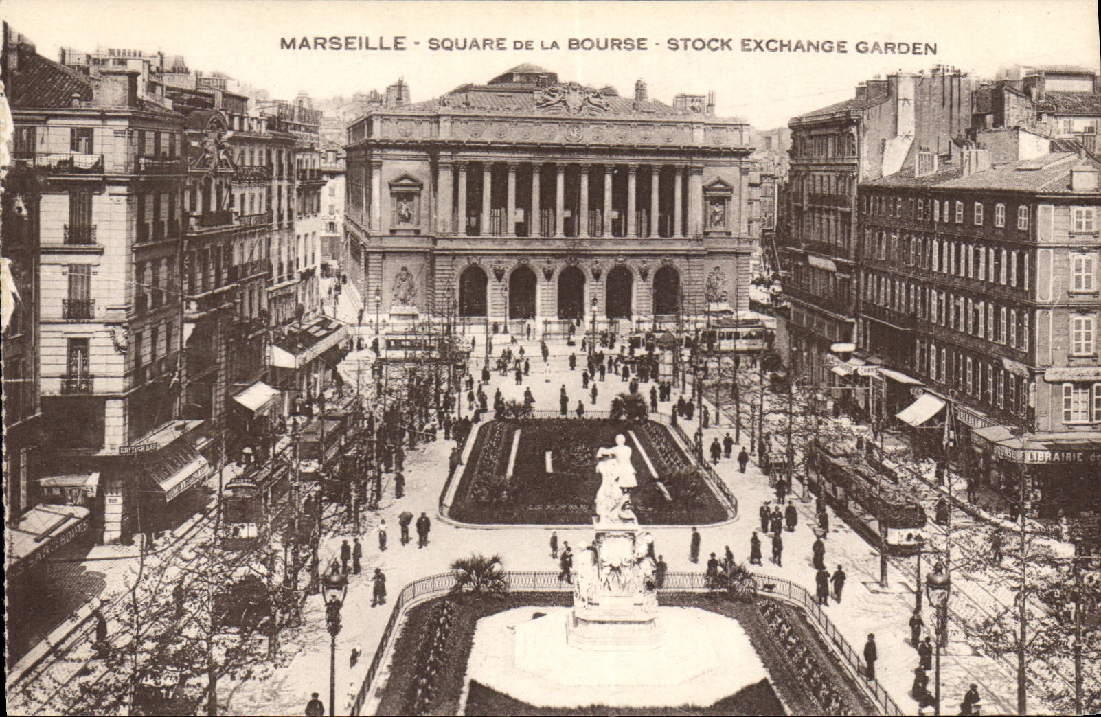 CPA Marseille Square de la Bourse 