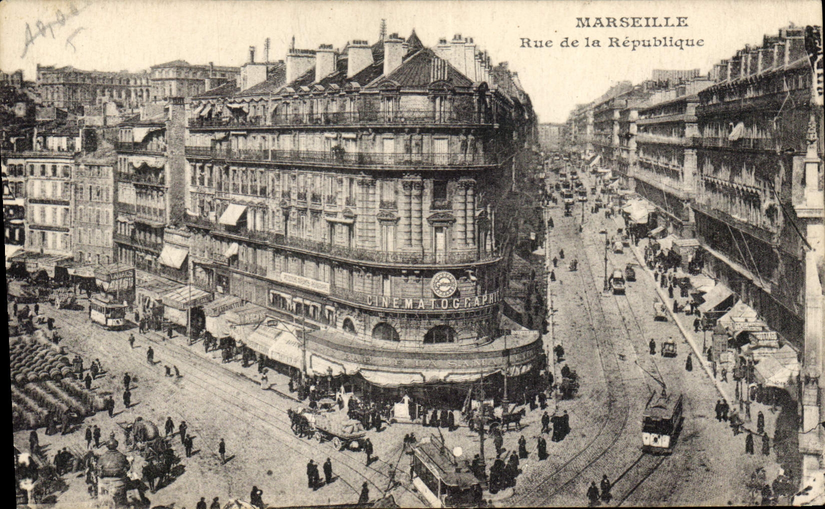 CPA Marseille Rue de la Republique 