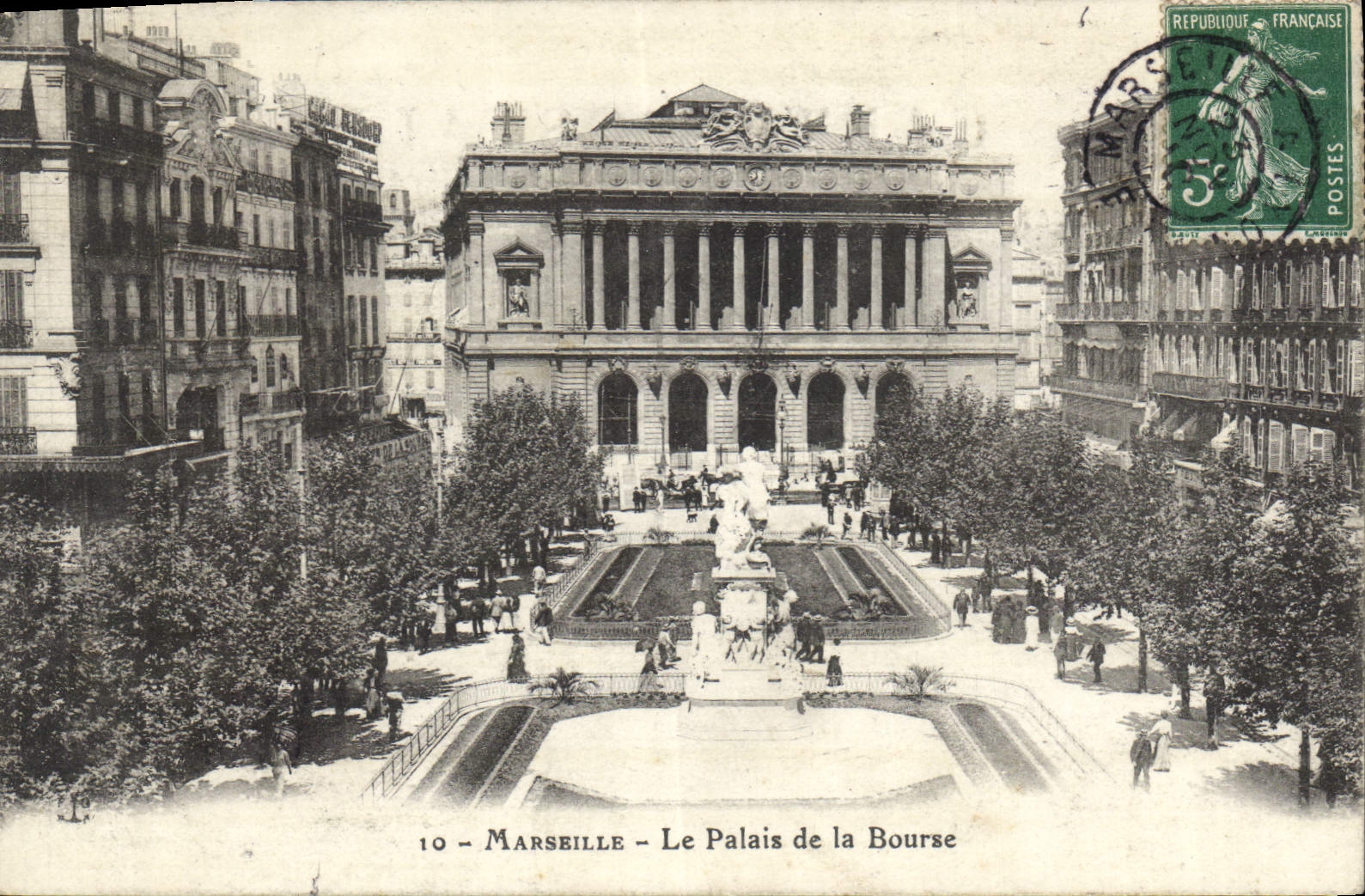 CPA Marseille Le Palais de la Bourse 
