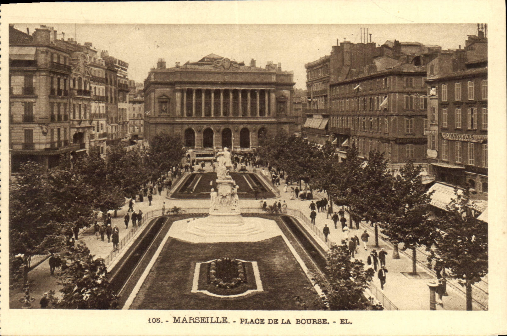 CPA Marseille Place de la Bourse 