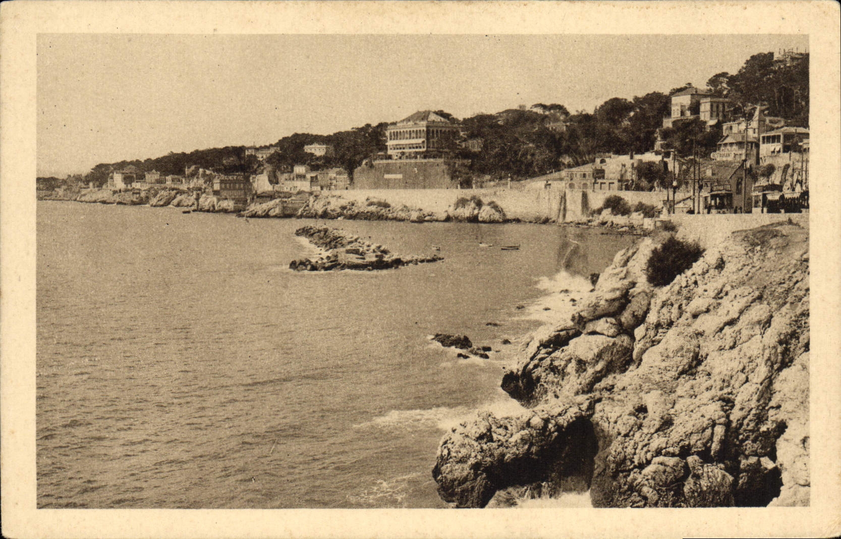 CPA Marseille La Corniche 