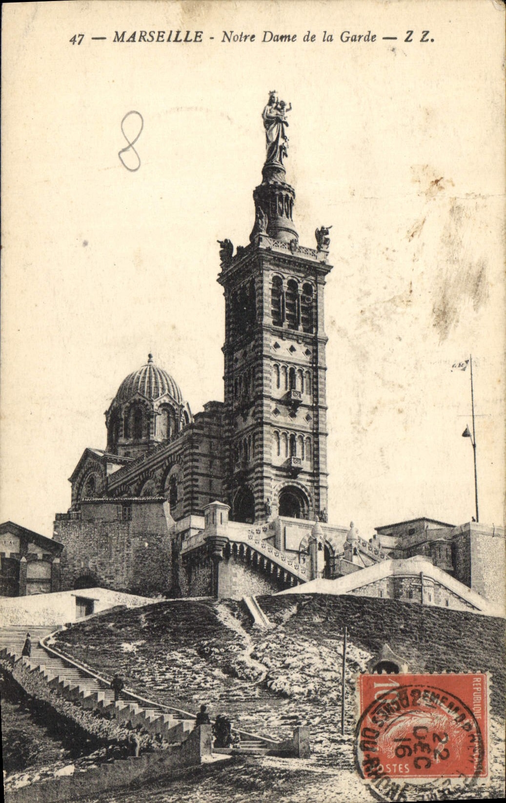 CPA Marseille Notre Dame de la Garde 