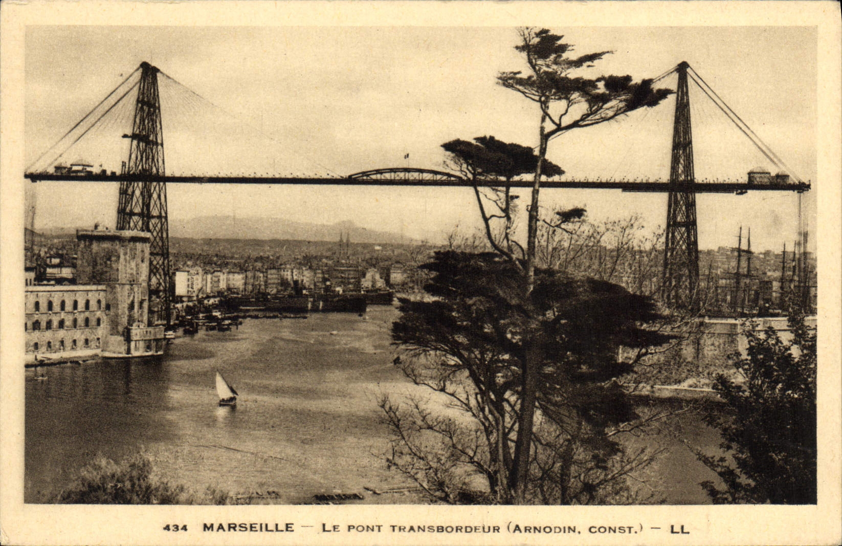 CPA Marseille Le Pont Transbordeur 