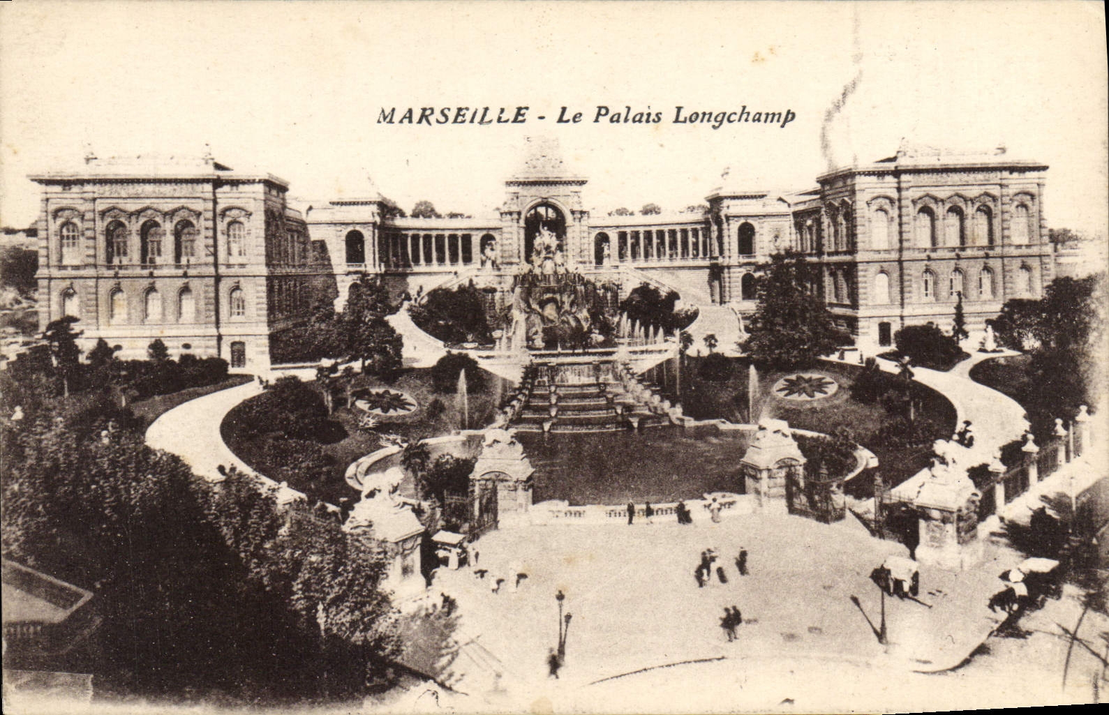 CPA Marseille Le Palais Longchamp 