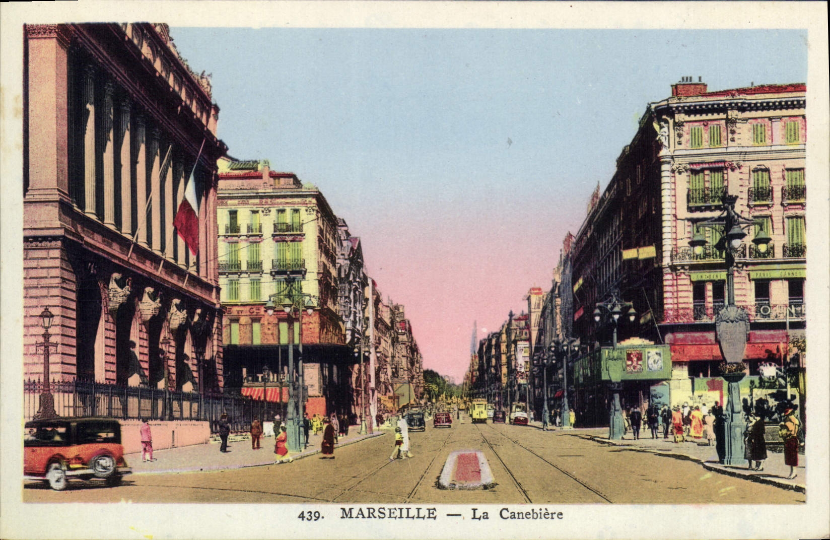 CPA Marseille Le Canbiere 