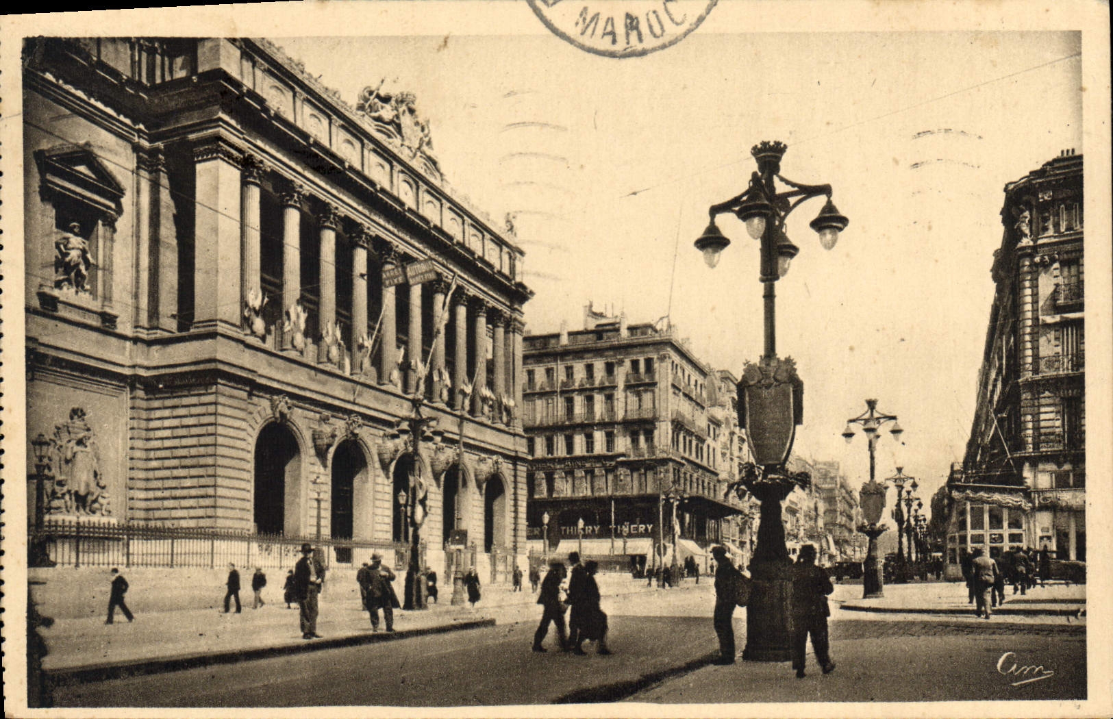 CPA Marseille Place de la Bourse 