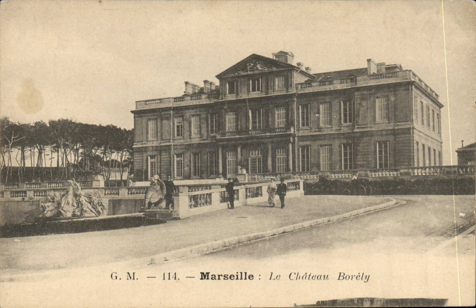 CPA Marseille Chateau Borely 