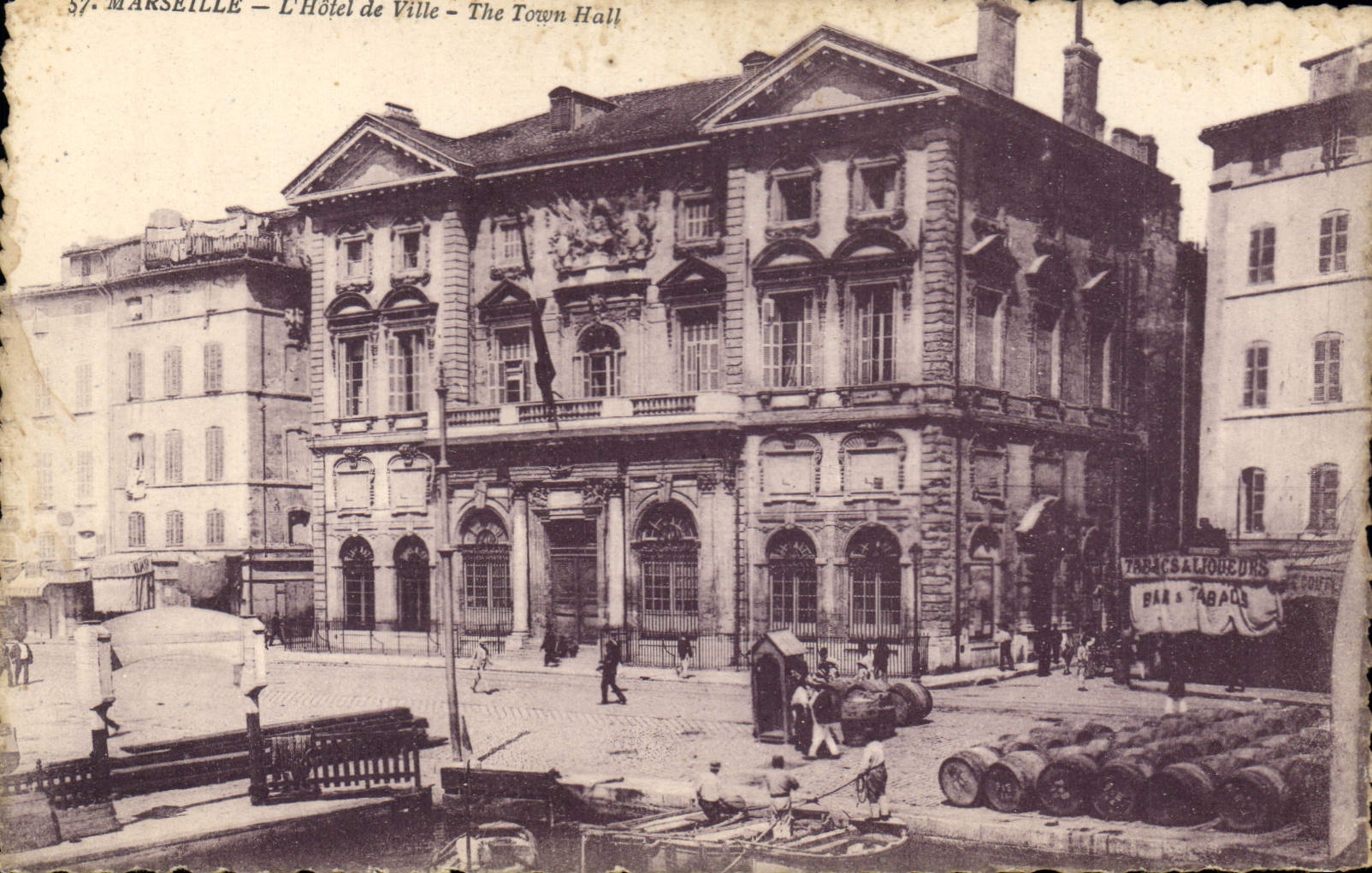 CPA Marseille L'Hotel de Ville 