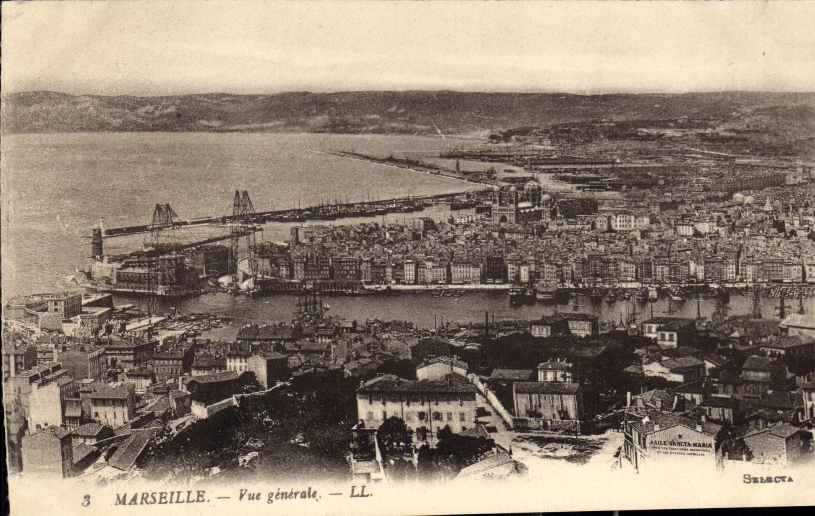 CPA Marseille Vue generale 