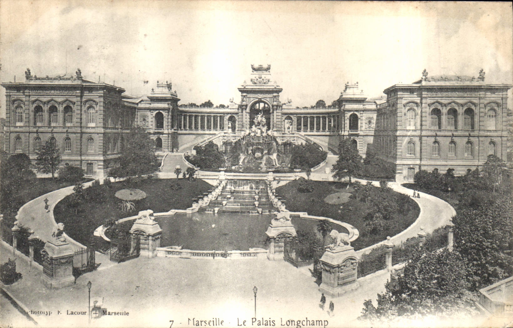 CPA Marseille Le Palais Longchamp 