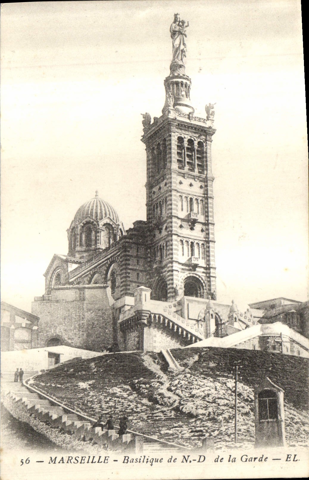 CPA Marseille Basilique de Notre Dame de la Garde 