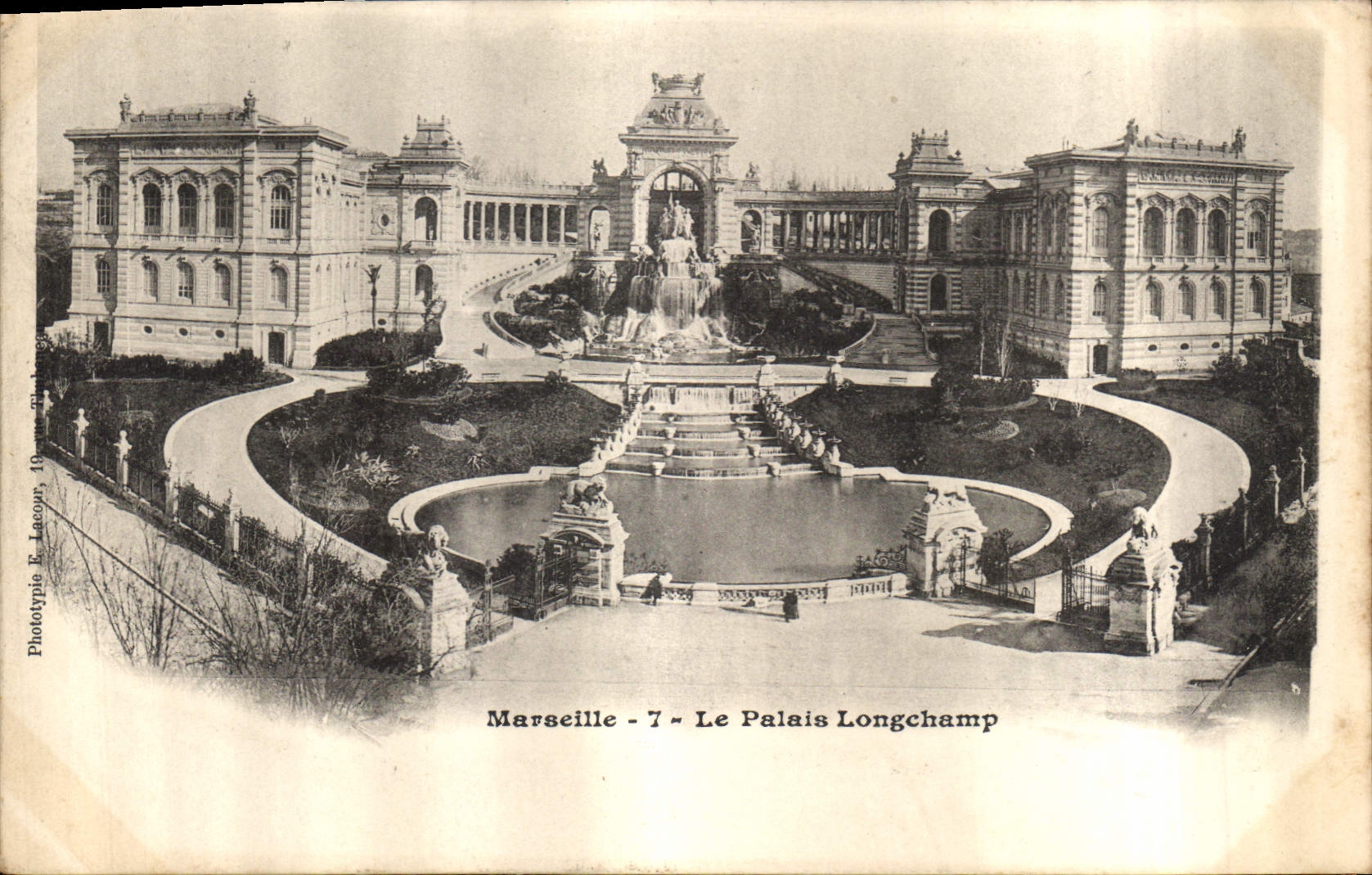 CPA Marseille Le Palais Longchamp 