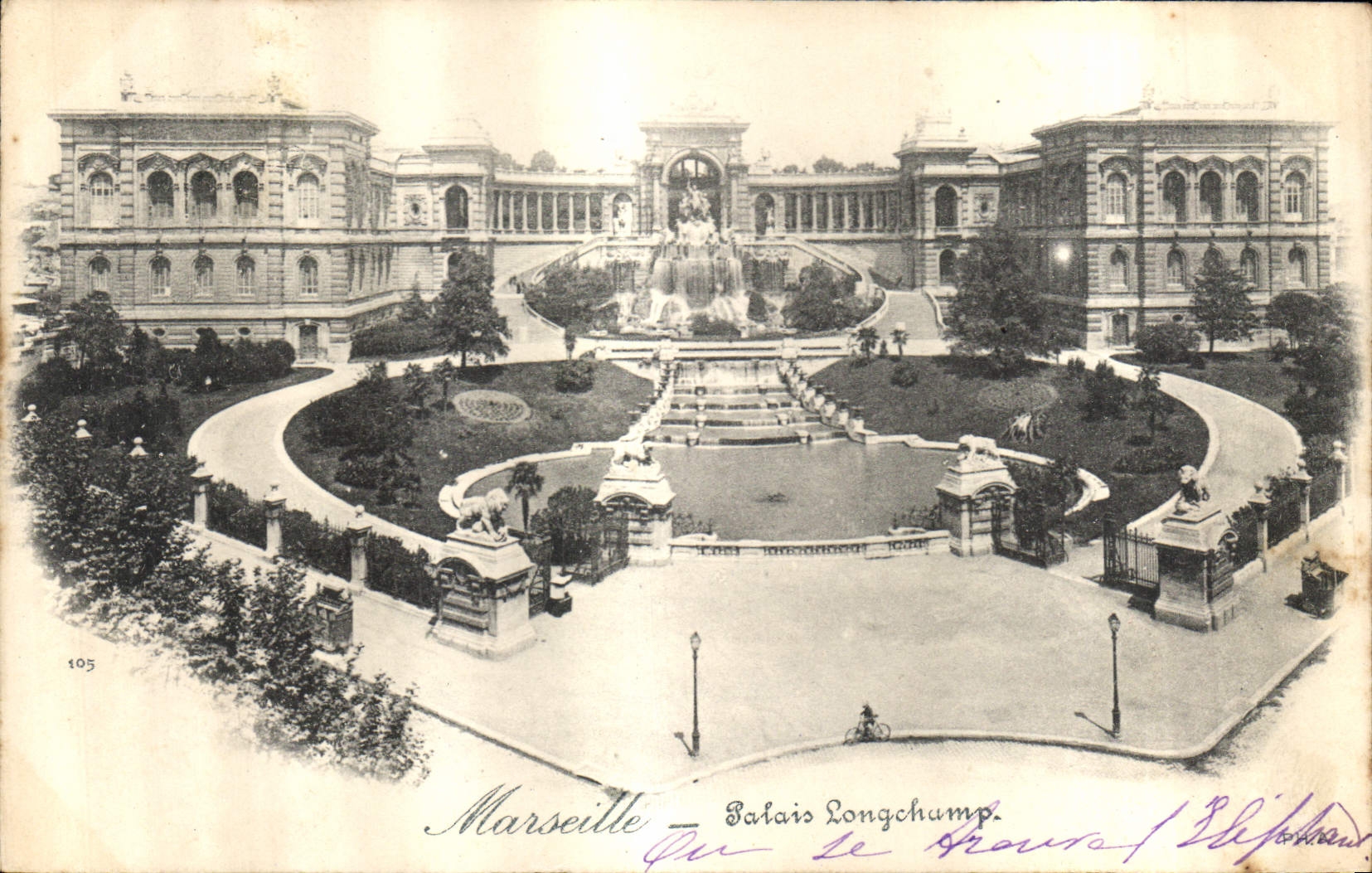 CPA Marseille Palais Longchamp 