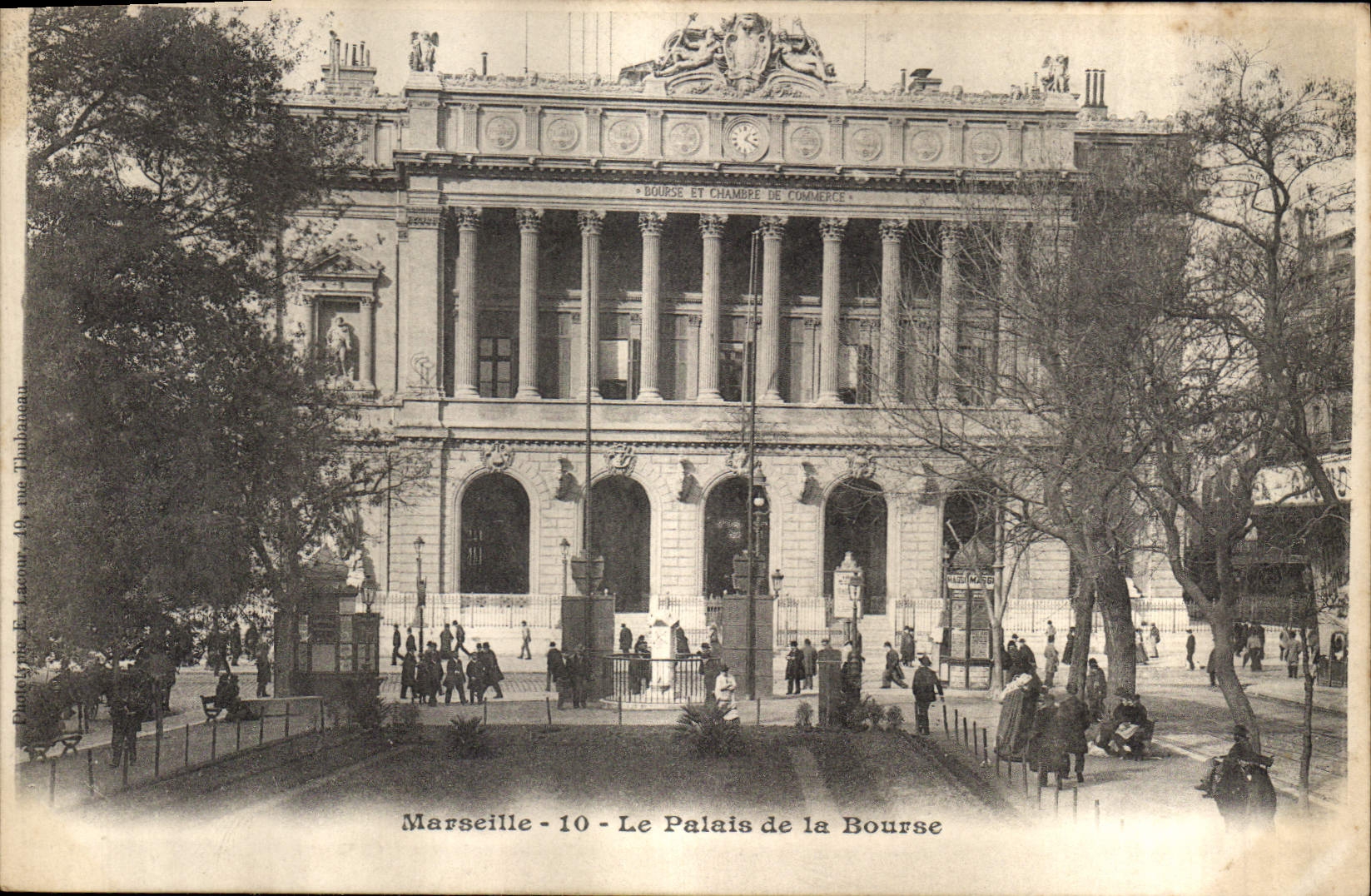 CPA Marseille Le Palais de la Bourse 