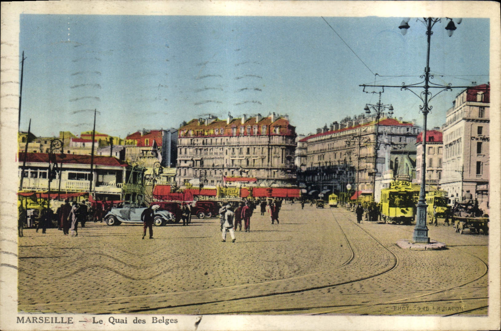 CPA Marseille Le Quai des Belges 