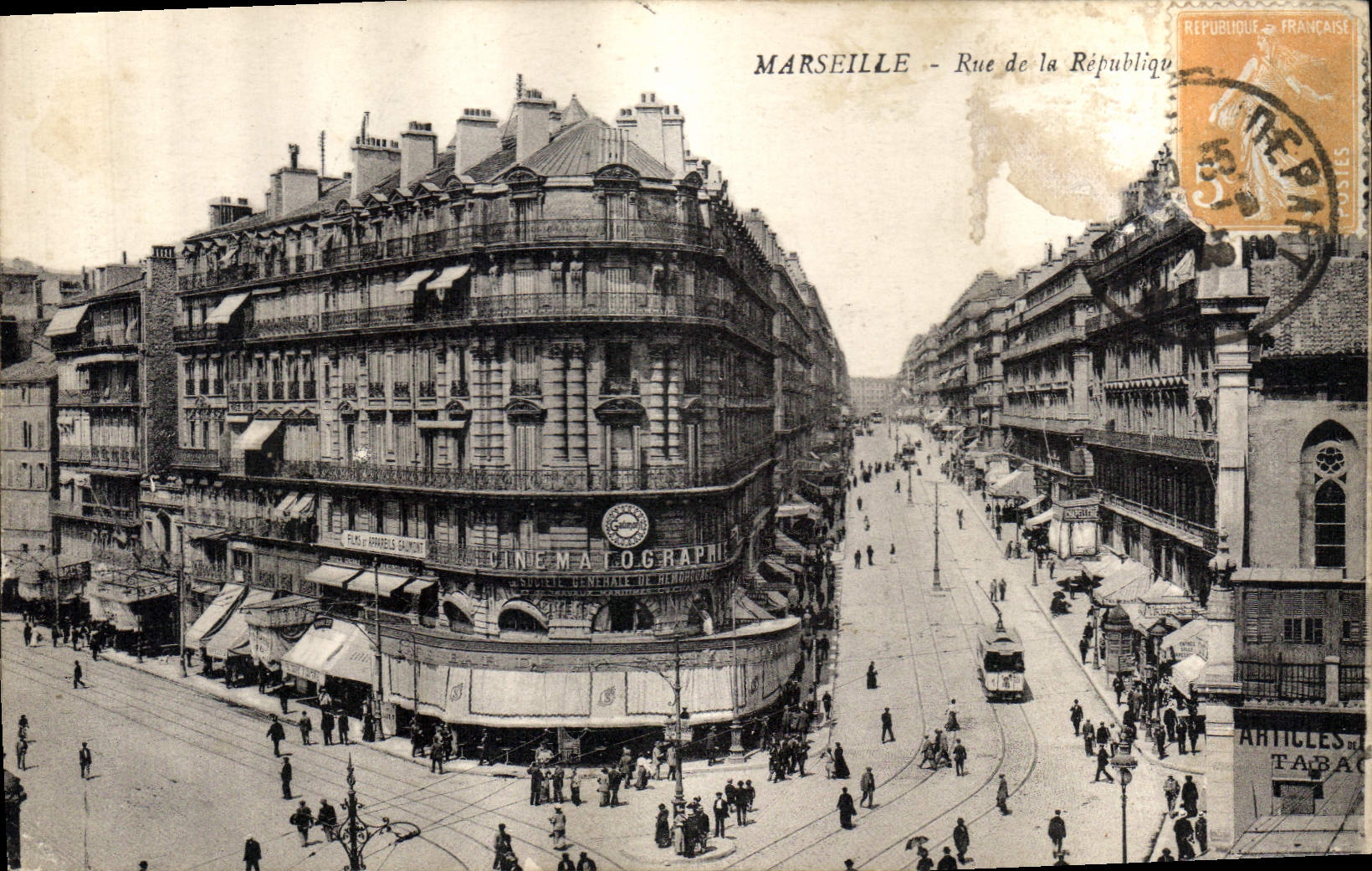 CPA Marseille Rue de la Republique 