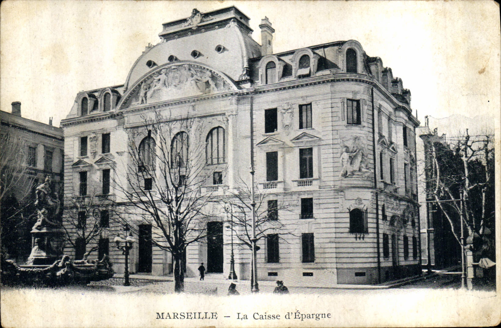 CPA Marseille La Caisse d'Espargne 