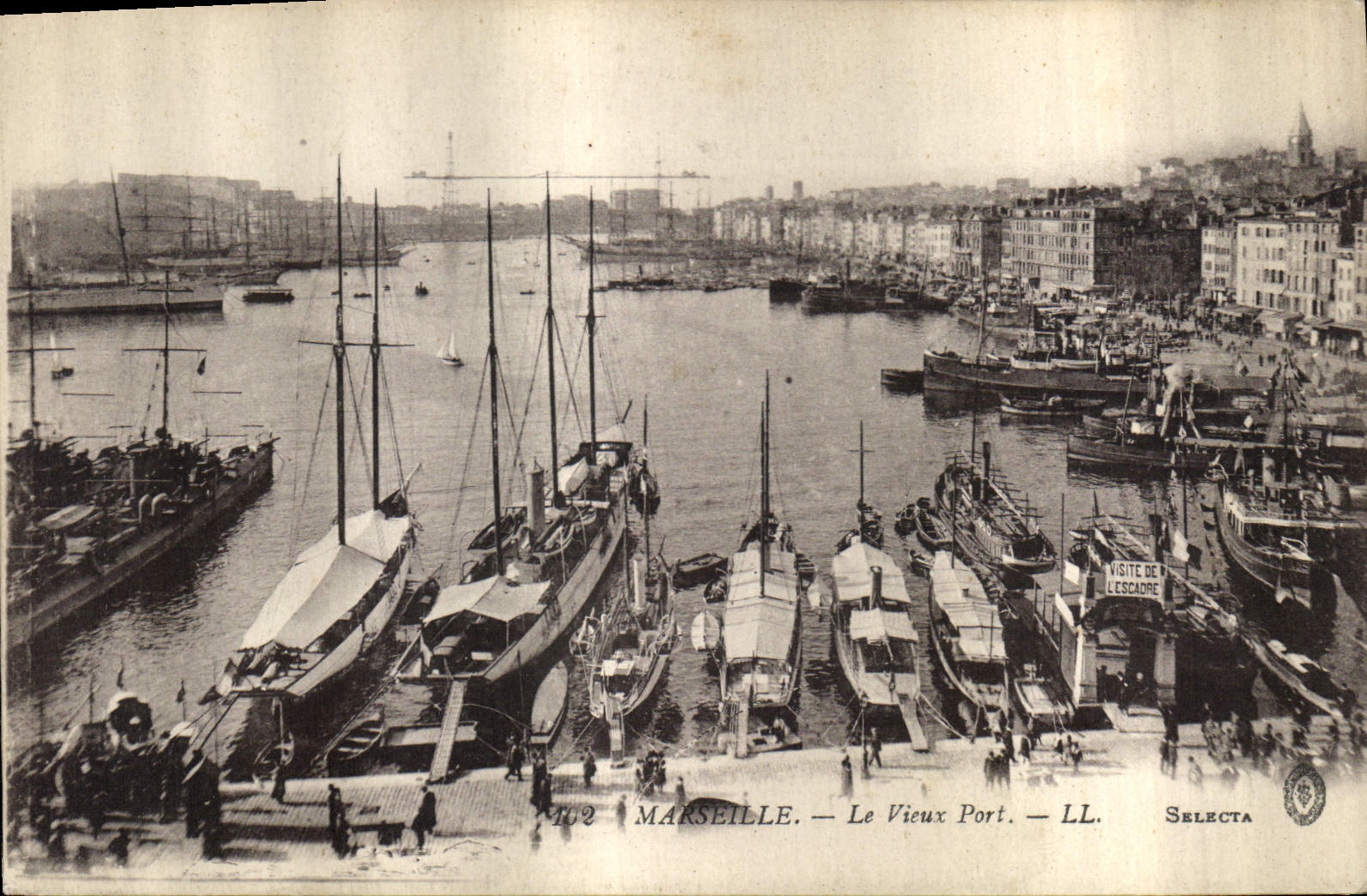 CPA Marseille Le Vieux Port Bateaux