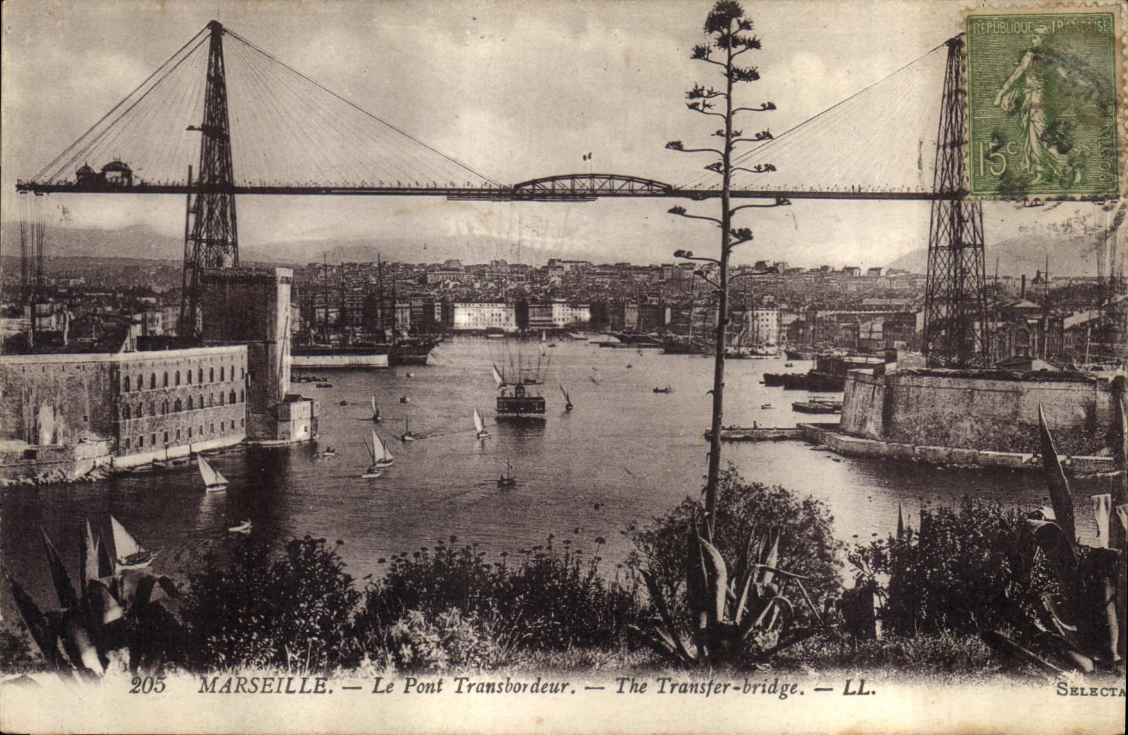 CPA Marseille Le Pont Transbordeur 