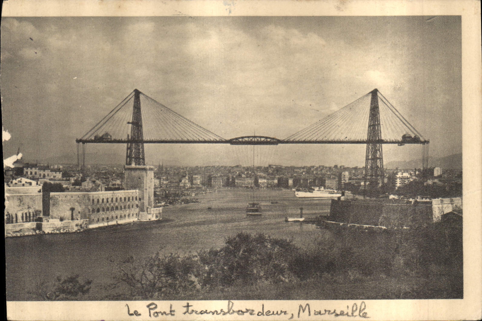 CPA Marseille Le Pont Transbordeur 