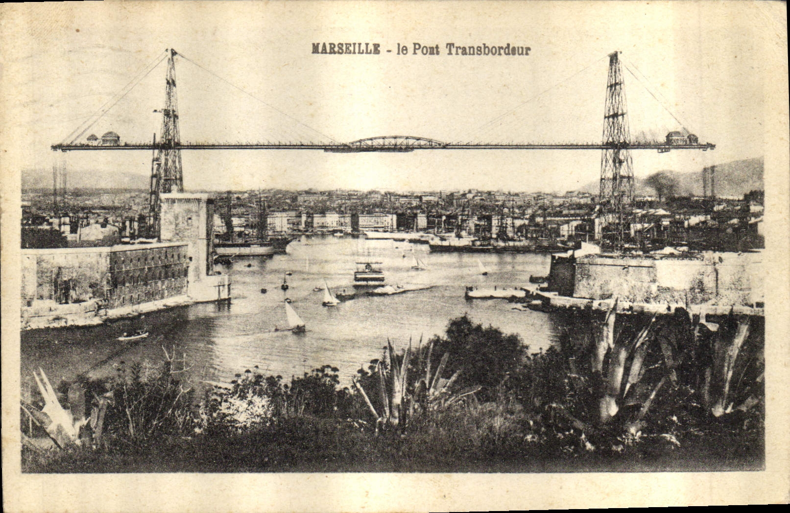 CPA Marseille Le Pont Transbordeur 