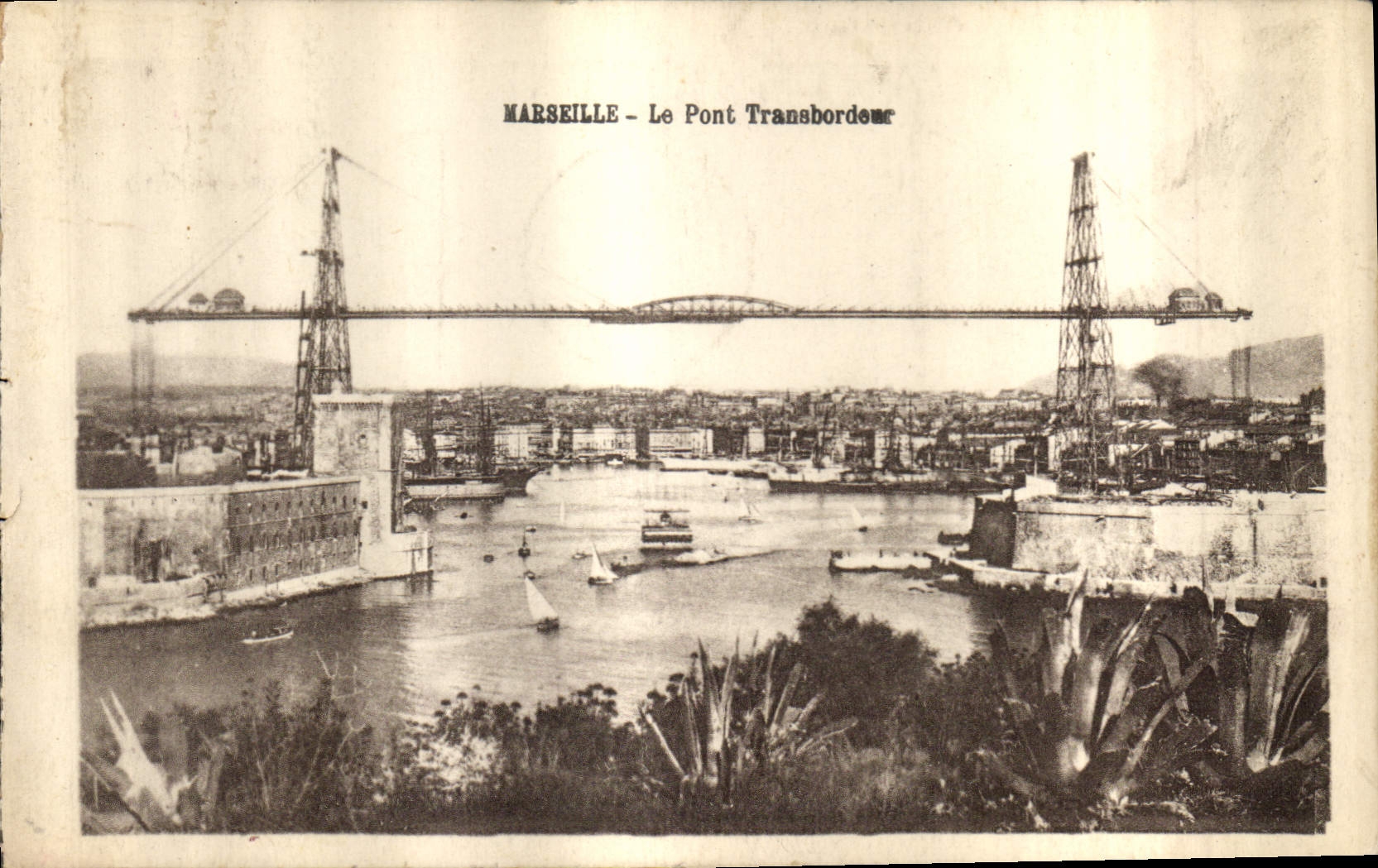 CPA Marseille Le Pont Transbordeur 